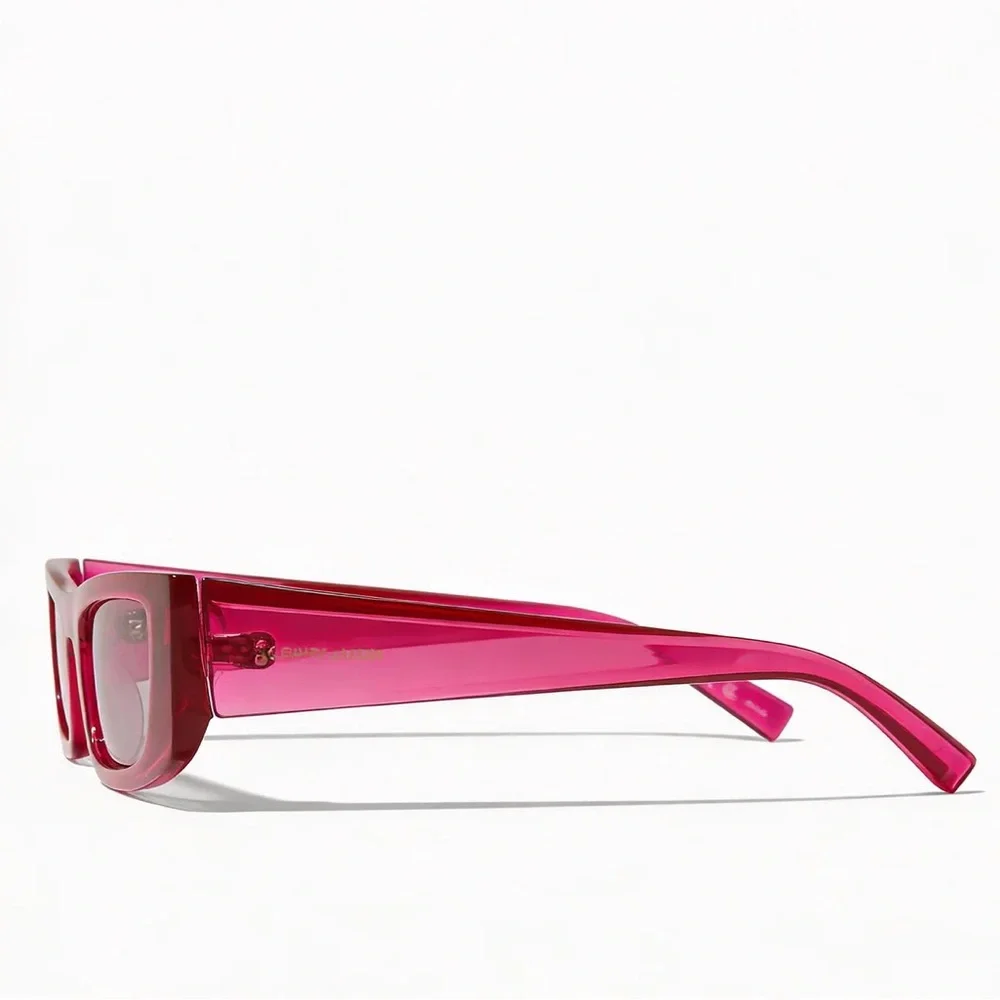 New! Saint Laurent Transparent Pink Sunglasses, SL553 003, Unisex, Authentic - Picture 7 of 12